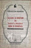 MAXIME SI CUGETARI DIN FOLCLORUL SI LITERATURA RUSA SI SOVIETICA-NICOLAE ROSIANU-194594