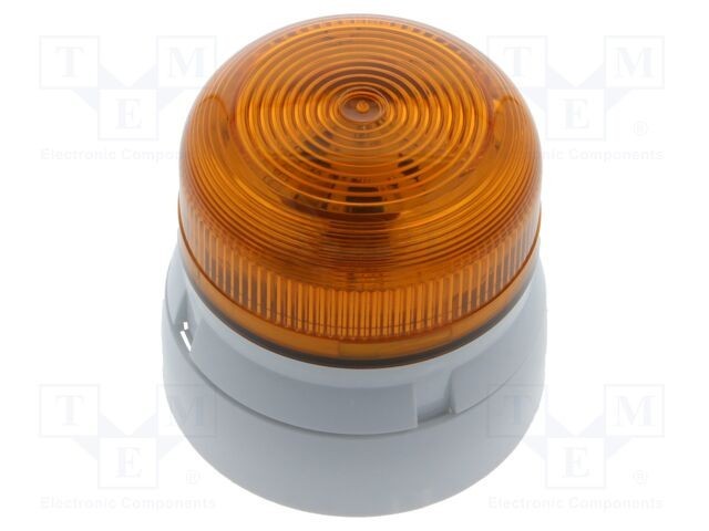 Semnalizator luminos cu lumină flash albă KLAXON SIGNALS Flashguard 110V AC IP65 LED