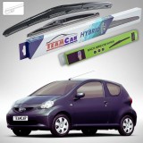 Cumpara ieftin Ștergătoare Toyota Aygo B10 Hatchback 2005-2014 | Set Față și Spate Hibrid &ndash; TeamCar&reg;