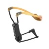 Prastie din cauciuc rezistent pentru copii,maner ergonomic, cu suport pentru brat - Negru