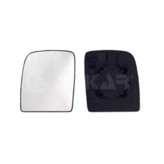 Geam oglinda Citroen Jumpy, 02.2007-2016, Fiat Scudo (270), 02.2007-2016, Peugeot Expert, 02.2007-2016, partea Stanga , culoare sticla crom, cu sticl