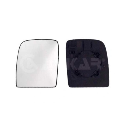 Geam oglinda Citroen Jumpy, 02.2007-2016, Fiat Scudo (270), 02.2007-2016, Peugeot Expert, 02.2007-2016, partea Stanga , culoare sticla crom, cu sticl