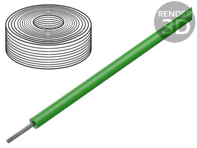 Cablu Silicon Verde 3m 10AWG 150&amp;deg;C 600V foto
