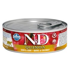 Farmina N&amp;amp;amp;D cat Quinoa Quail &amp;amp;amp; Coconut can 80 g foto