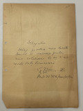 Filip Brunea Fox - Filip Brauner - document vechi - manuscris semnatura olografa