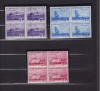 ROMANIA 1936 LP 116 PRIMA EXPOZITIE MARINAREASCA BLOCURI DE 4 TIMBRE MNH, Nestampilat