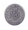 Moneda Africa de Vest 100 francs/franci 2021, stare excelenta, curata, Fier