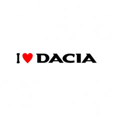 Sticker I Love Dacia (v2) foto