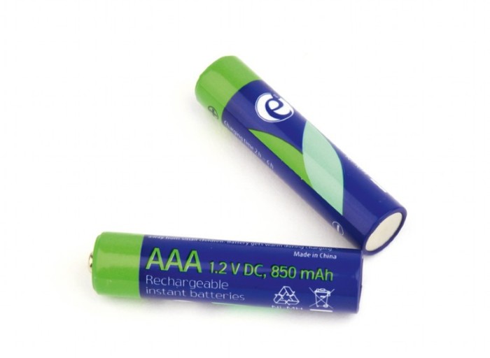 ACUMULATOR GEMBIRD AAA (R3), 1.2V NiMH 850mAh, 2 buc., &quot;EG-BA-AAA8R-01&quot; (timbru verde 0.16 lei)