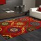 Covor Model Baroque 11003-120, Marime 120 x 170 cm, Rosu, Inaltime Fir 9 mm, Antialergic, Polipropilena, Living, Dormitor, Sufragerie, Birou