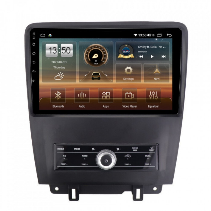 Navigatie dedicata cu Android Ford Mustang 2009 - 2014, 4GB RAM, Radio GPS Dual