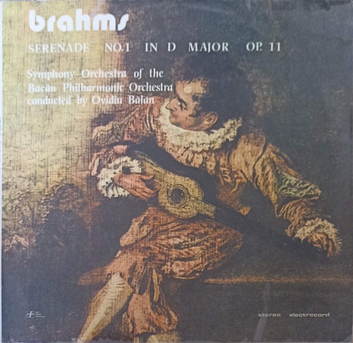 Disc vinil, LP. Serenade No.1 in D Major Op.11-JOHANNES BRAHMS-252607