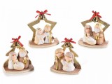 Set 4 figurine Nasterea Domnului 11.5x6x12.5 cm