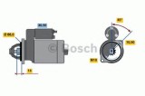 Starter NISSAN MICRA II (K11) (1992 - 2003) BOSCH 0 986 016 730