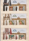 ROMANIA 2022 LP 2365 LP 2365 a COLECTII-PALATUL ELISABETA JUMATATE DE MINICOALA CU MANSETA ILUSTRATA + COLITA MNH NESTAMPILATE, Nestampilat