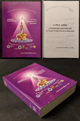 2006 MEDICINA TERAPII COMPLEMENTARE ALTERNATIVE Comunicari Seminar 831 pagini foto