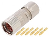 Conector M23 6 PIN Crimpat IP67 28A