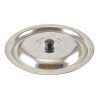 Capac inox, pentru ceaun, 38 cm, Perfect Home