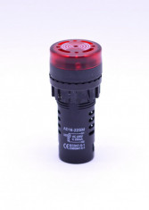 Indicator Cu Alarma Si Lumina 220V AD16-22SM-R foto