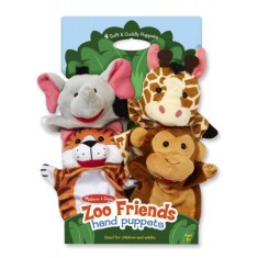 Set Melissa &amp;amp; Doug 4 Papusi de Mana Zoo foto