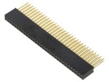 Soclu Șiruri Pini Mamă 2,54mm PCB Aurit 64 PIN THT