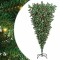 vidaXL Pom de Crăciun artificial cu design răsturnat, pre-luminat, cu set de mingi 3396872