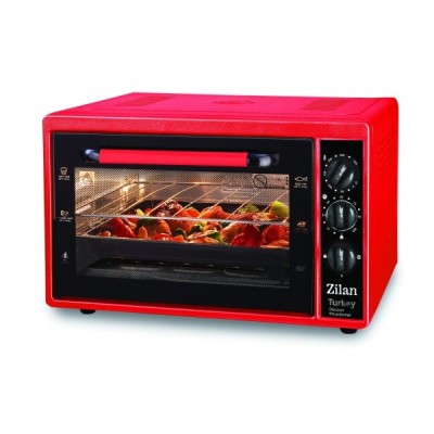 Cuptor electric 1500W 32L timer control 90 min Rosu Zilan ZLN5320_R foto