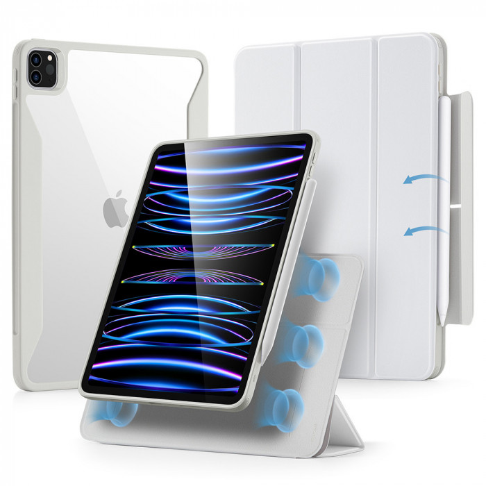 Husa pentru ipad air 4 (2020) / air 5 (2022) / air 6 (2024), esr rebound hybrid, white