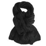 Fular elegant negru pentru sezonul rece