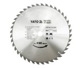 Disc fierastrau wolfram pentru lemn 350 mm x 40T YATO
