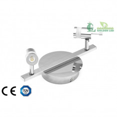 Lampa spot LED 6W (2*3W) 3000K Lumina Calda foto