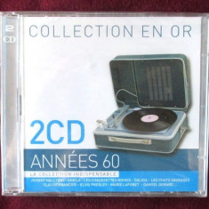 Caseta 2 CD-uri: "COLLECTION EN OR - 2CD ANNEES 60. La Collection Indispensable"