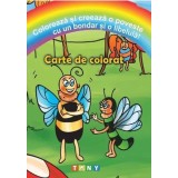 Coloreaza si creeaza o poveste cu un bondar si o libelula! Carte de colorat - Editura Ars Libri