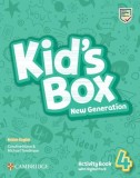 Kid's Box New Generation Level 4 Activity Book with Digital Pack British English - Paperback brosat - Caroline Nixon , Michael Tomlinson - Art Klett