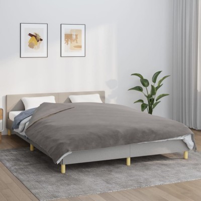 Pătură grea cu husă, gri, 200x230 cm, 13 kg, material textil foto