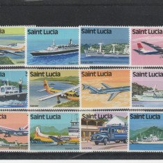 Transport ,vapoare ,avion, Saint Lucia.