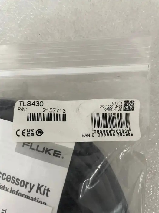 FLUKE TLS430 TEST LEADS - ASSORTED