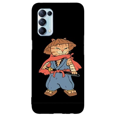 Husa compatibila cu Oppo A5 (2020) model Ronin Catana Cat, Silicon, TPU, Viceversa foto