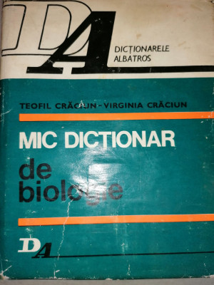Teofil Craciun - Mic dictionar de biologie foto