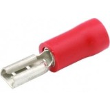 Papuci electrici izolati, mama, rosu Plat, terminale pe cablu, 2,8x0,5 mm, lungime 17,90 mm, crimpat, 559, 10 buc. la blister Carpoint AutoDrive ProPa