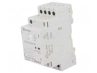 Contactor 4-polar 25A 230V NC/NO foto