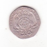 Bnk mnd Marea Britanie Anglia 20 pence 1995, Europa