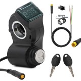 Cumpara ieftin Cheie de contact trotineta electrica cu voltmetru &ndash; Conector trotineta electrica impermeabil