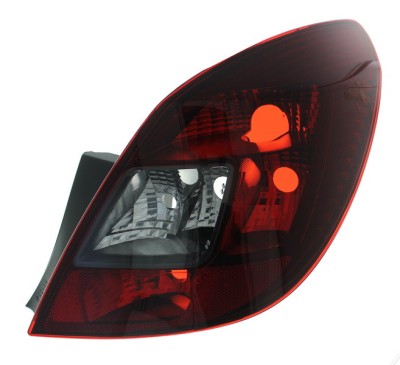 Stop spate lampa Opel Corsa D, 2006-2014 5 Usi, spate, omologare ECE, fara suport bec, fumuriu, 1222200; 93196754, Dreapta foto