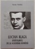 Lucian Blaga, epistolarul de la Academia Romana - Nicolae Mares// dedicatie si semnatura autor
