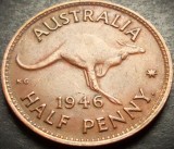 Cumpara ieftin Moneda istorica HALF PENNY - AUSTRALIA, anul 1946 * cod 4290