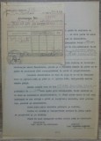 Contract de inchiriere/ 1945, Bucuresti, sectorul I Galben