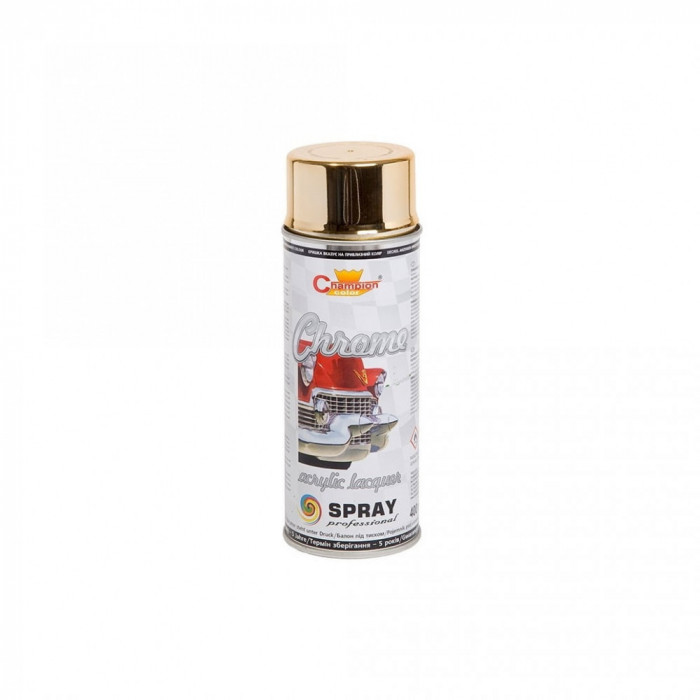 Spray vopsea Profesional CHAMPION CROM AURIU 400ml Automotive TrustedCars