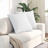 vidaXL Perne pentru canapea 2 pcs Alb 60 x 60 cm țesătură 42014008