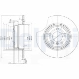 DELPHI BG3629 Disc frana
